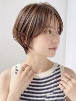 リリー(Rilie) ハンサムショート/前髪あり/ショートボブ/20代/30代