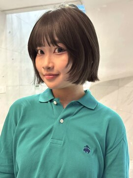 サイン 韓国ボブ 渋谷(SIGN) 韓国ボブレイヤーボブ渋谷タッセルボブお洒落なレイヤーカット