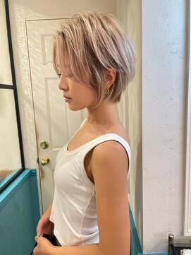 ロンドロゼ 池袋(Lond rose) ♪ハンサムショートウルフ/20代30代40代50代/顔周りカット/池袋