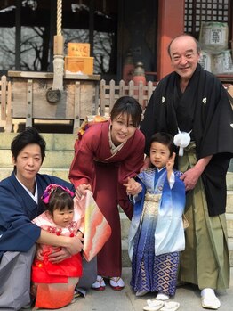 マツヤ美容室(MATSUYA)の写真/着付けが得意な町の美容室。七五三・成人式から普段のカットまで、親子でどうぞ