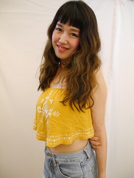 ヘアメイク オブジェ(hair make objet) ふわふわグラデロング