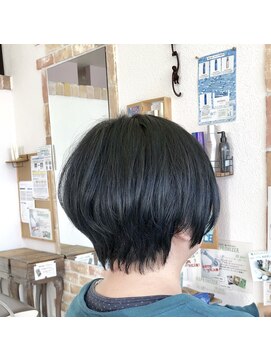 ドゥ スタイル 三国ヶ丘店(Duex Style) 春のレイヤーショート×暗髪アッシュ