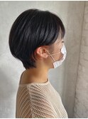 Belle BIANCA インナーカラーオレンジ/イヤリングカラーby.orie