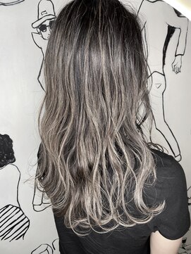 エイム ディクト ヘアー プロデュース(ame D.C.T HAIR PRODUCE) グレージュ×ハイライト×バレイヤージュ