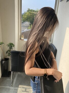 ヘアースタジオゼン アドバンス(hair studio Zen advance) かきあげロングベージュ