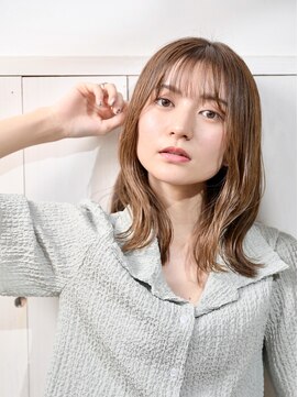 ネオリーブアオバ 高田馬場店(Neolive aoba) シースルーバングで作るセミディスタイル♪