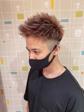 アヴァンス 天王寺店(AVANCE.) MEN'S HAIR 王道ジェットモヒカン×ブリーチ