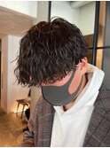 ツイストスパイラルパーマ/ツイスパ/波巻パーマ/メンズマッシュ