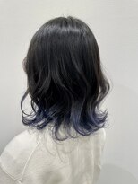 ヘアーズ イオンモール徳島(HAIRZ) 《HAIRZ》渡内美遥　　グラデーションカラー×ブルー