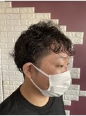 ナチュラルメンズパーマスタイル