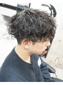 メンズパーマ/波巻きパーマ