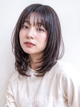 ユルリカ 新宿店(yulrica) 顔周りレイヤー×ピンクブラウン_63768【新宿/美髪】