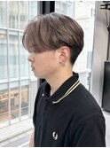 【GEEKS渋谷】センターパート/ミルクベージュ/夏カラー/20代30代