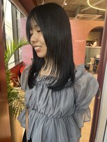 ローレンジウ(LOREN JU)&nbsp;透明感髪質改善ベージュダブルカラーミルクティーグレージュ