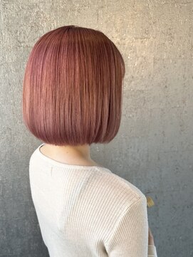 リム(RIM.) [ピンクベージュ/ケアブリーチ/切りっぱなしボブ]