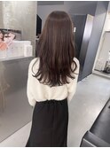 ハイライトカラーミルクティーベージュケアブリーチダブルカラー
