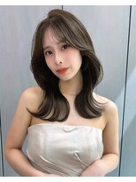 ロンドネートゥル 新潟(Lond naitre)&nbsp;くびれミディアムレイヤースタイル　（新潟/万代）