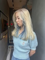 ジーナ(XENA) 水色　デザインカラー　渋谷