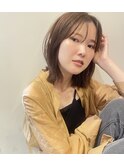 クリーミーベージュ×外ハネボブ