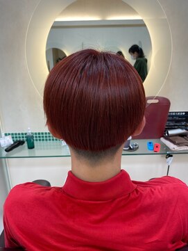 松本平太郎美容室 土浦パートワン(PART1) レッドカラー×10代20代30代