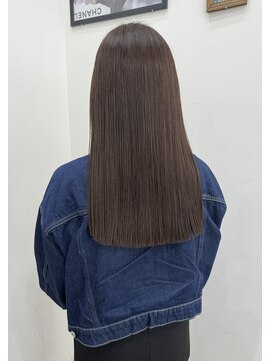 ロックス バイ マグ 松本(rocks BY MAG) 大人可愛いブリーチなし透明感ミルクティーベージュカラー