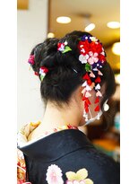 ネス(NESS)&nbsp;着物に似合うヘアアレンジ（セミロング/ロング）