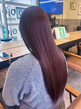 オジョマノ(OjOmano) ブリーチインナーカラーダブルカラーハイライト髪質改善20代30代