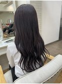 シアーグレージュ10代20代ロングヘア艶髪透明感カラー