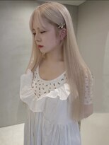 ペレ アネックス 大阪梅田茶屋町店(PELE ANNEX)&nbsp;くびれヘア/アプリコットオレンジ/夏のヘアアレンジ/梅田