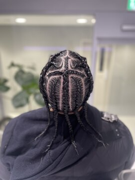 ヴァイス 新宿店(VAICE) 十字架デザインコーンロウ