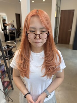 クオン 伊勢崎(QUON.) レイヤー×ペールオレンジ