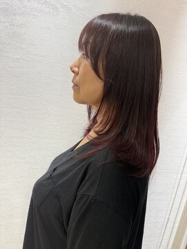 ジプソ(Gypso Hair salon) レイヤー×ボルドー