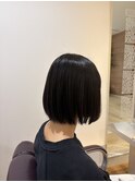 【縮毛矯正ボブ】