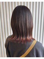 ラプトヘア(Rapt.HAIR) 毛先のオレンジブラウンデザインカラー◎