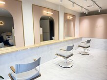 ソポププ(sopo pupu)の雰囲気(女性専門店らしく店内は優しいピンクとアースカラーで癒しを♪)