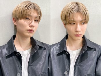 サロンリベルテ(salon Liberte)の写真/メンズのスペシャリストが手がける<メッシュカラーで、ワンランク上のおしゃれ髪に【メンズ/ダウンパーマ】