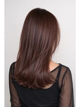 ホロ(holo-) つるりんちょ縮毛矯正×セミロング