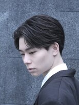 メンズヘアフェイス(Men's hair FACE。)&nbsp;メンズビジネスショート/センターパート/刈り上げ