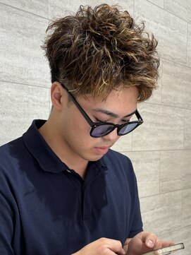 ルセット(Re:cette) ショートパーマ×ハイライト