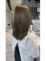 ログ(log) ニュアンスパーマ 髪質改善カラー 顔まわり レイヤー 艶髪