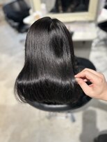ヒョンミョン ライズ バイ レボ 綾瀬店(hyon myon/RISE by REVO)&nbsp;髪質改善カラープレトワカラー使用地毛風ブラウンカラー