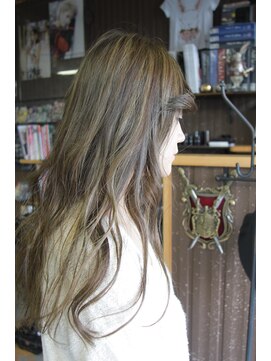 オーバーキャプテンネイキッド(OVER CAPTAIN NAKED) 外国人風立体グラメッシュロング