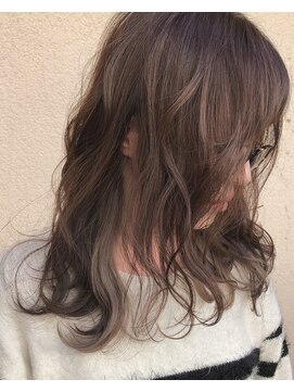 ワエン(WAEN) 【WAEN 横浜 井出将太】ブラウンベージュインナーカラー