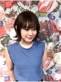 切りっぱなしボブ×外ハネ