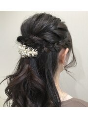 結婚式ヘアアレンジ