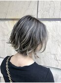 ショートボブ×ハイライト