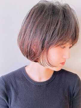 シカタ シーカ 鎌倉(CICATA/ShIKA.) 厚めバング大人かわいい前下がりひし形ボブ【CICATA関口】