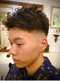 濡れパンゆるカールフェード