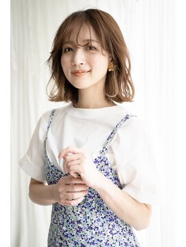 マグノリア オモテサンドウ(MAGNOLiA Omotesando) イヤリングカラーがポイント♪ニュアンスボブパーマ・・・HINATA