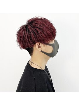 バージョン(Ver.) 波打ち前下がりマッシュ × ディープレッド 【 Ver. 柏 】